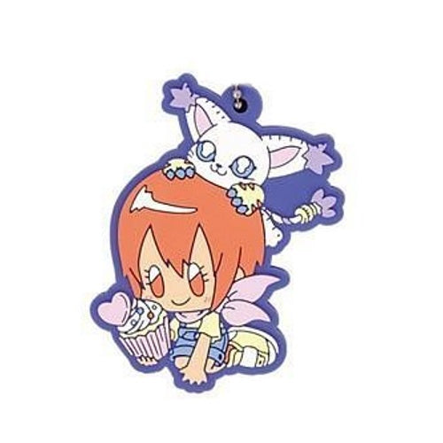 Digimon Adventure Sweets Rubber Mascot Ensky 2.5-Inch Key Chain