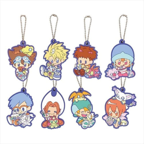 Digimon Adventure Sweets Rubber Mascot Ensky 2.5-Inch Key Chain