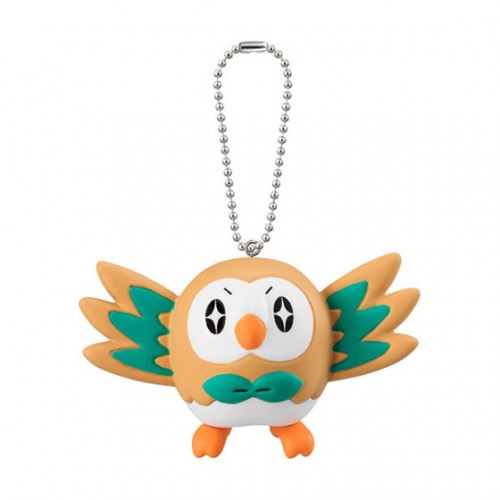 Pokemon Rowlet Mascot Collection Key Chain Mini-Figure