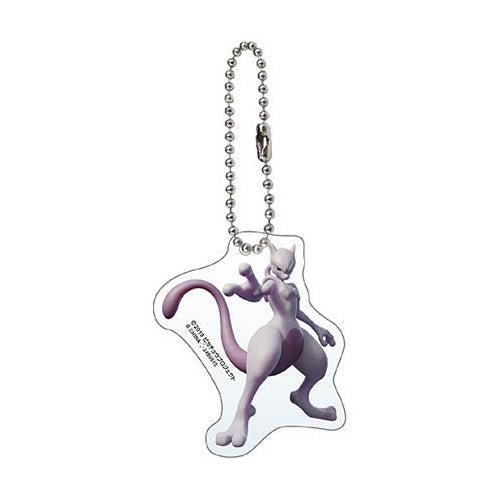 Pokemon Mewtwo Strikes Back Evolution Acrylic Swing Key Chain