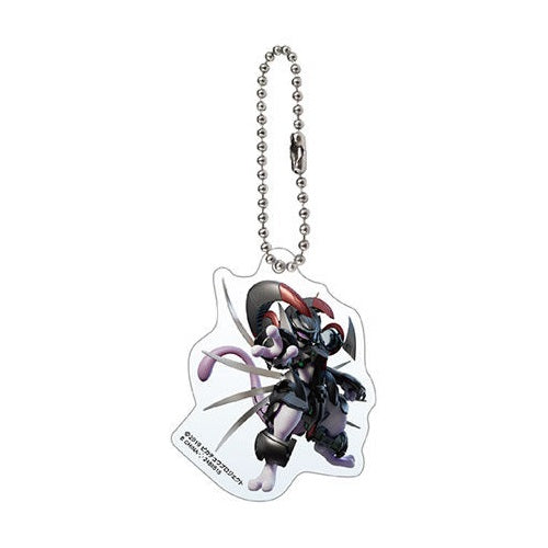 Pokemon Mewtwo Strikes Back Evolution Acrylic Swing Key Chain