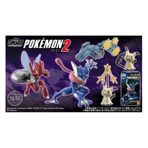 Pokemon Shodo Vol. 2 Bandai 3-Inch Mini-Figure