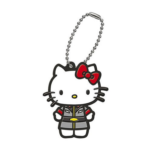 Gundam x Hello Kitty Rubber Mascot Key Chain
