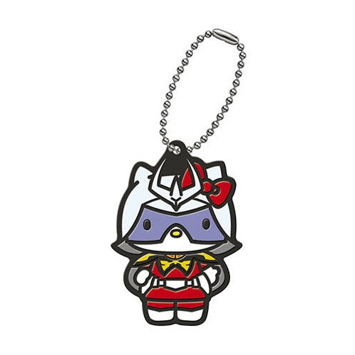 Gundam x Hello Kitty Rubber Mascot Key Chain