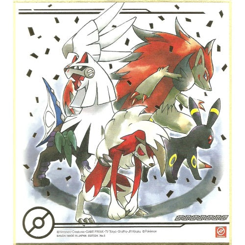 Pokemon Shikishi Art Board Vol. 04 Bandai Collectible Picture