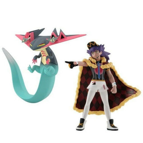 Pokemon Scale World 1/20 Leon And Dragapult Premium Bandai Figure Set