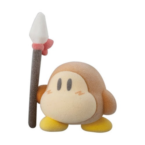 Kirby Pupupu Friends Flocked Fuzzy Bandai 1.5-Inch Mini-Figure