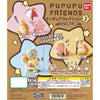 Kirby Pupupu Friends Flocked Fuzzy Bandai 1.5-Inch Mini-Figure