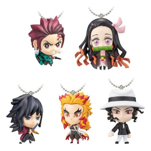 Demon Slayer Deformed Mascot Bandai 1.5-Inch Key Chain Mini-Figure