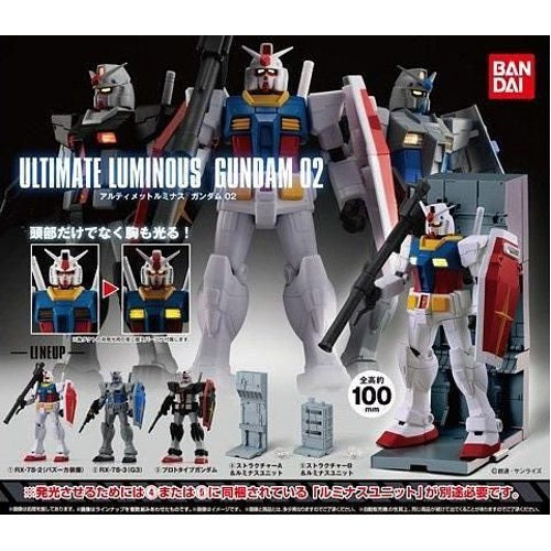 Gundam Ultimate Luminous Gundam Vol. 02 Bandai 3-Inch Mini-Figure