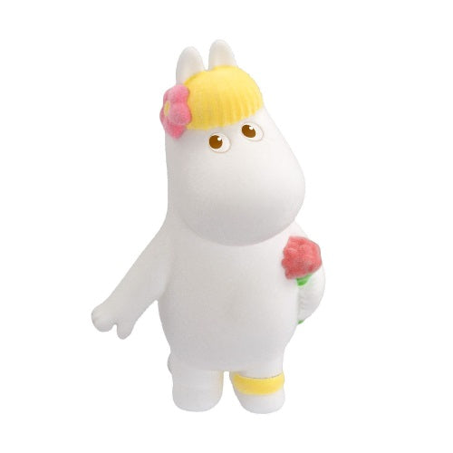 Moomin Doll Collection Flocked Fuzzy Bandai 3-Inch Mini-Figure
