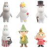 Moomin Doll Collection Flocked Fuzzy Bandai 3-Inch Mini-Figure
