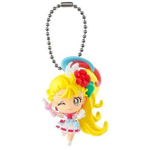 Tropical-Rouge! Pretty Cure Mascot Bandai 2-Inch Key Chain Mini-Figure