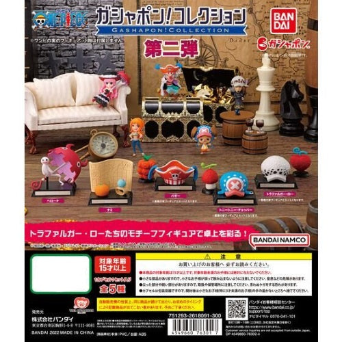 One Piece Gashapon Collection Vol. 02 Bandai 1.5-Inch Collectible Toy