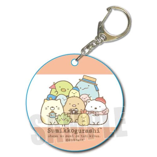 San-x Sumikko Gurashi Soft Clear Charm Bellhouse 1-Inch Key Chain