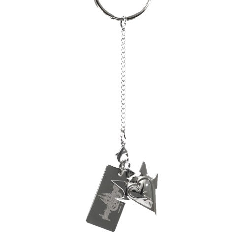 Disney Kingdom Hearts Keyblade Charm Square Enix Key Chain