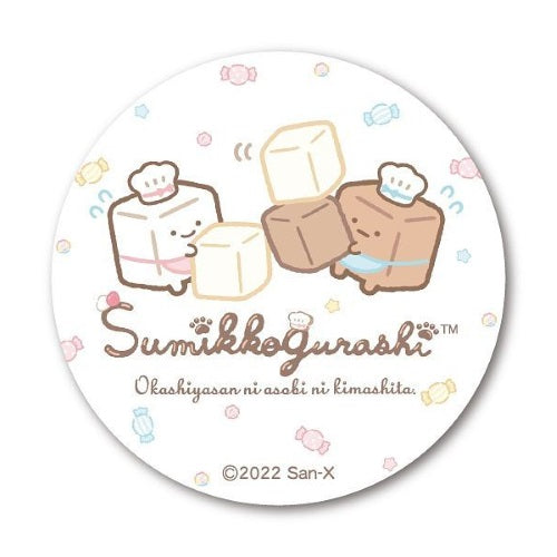San-X Sumikko Gurashi Candy Store Can Badge Xebec 2-Inch Pin