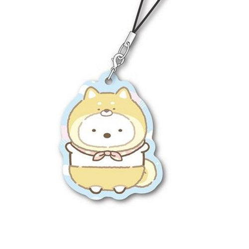 San-x Sumikko Gurashi Koinu to Inu Gokko Metal Charm Xebec 2-Inch Key Chain