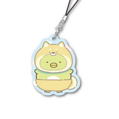 San-x Sumikko Gurashi Koinu to Inu Gokko Metal Charm Xebec 2-Inch Key Chain