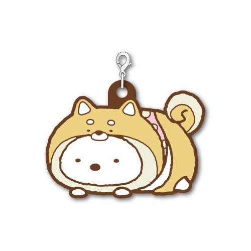 San-x Sumikko Gurashi Koinu to Inu Gokko Rubber Charm Xebec 1.5-Inch Key Chain