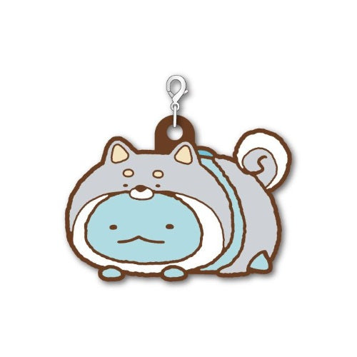 San-x Sumikko Gurashi Koinu to Inu Gokko Rubber Charm Xebec 1.5-Inch Key Chain