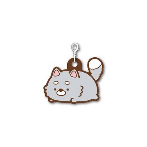San-x Sumikko Gurashi Koinu to Inu Gokko Rubber Charm Xebec 1.5-Inch Key Chain