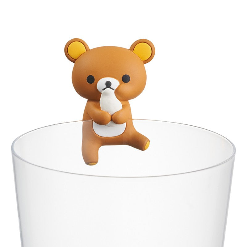 San-X Rilakkuma Kitan Club Putitto Glass Hanger Mini-Figure