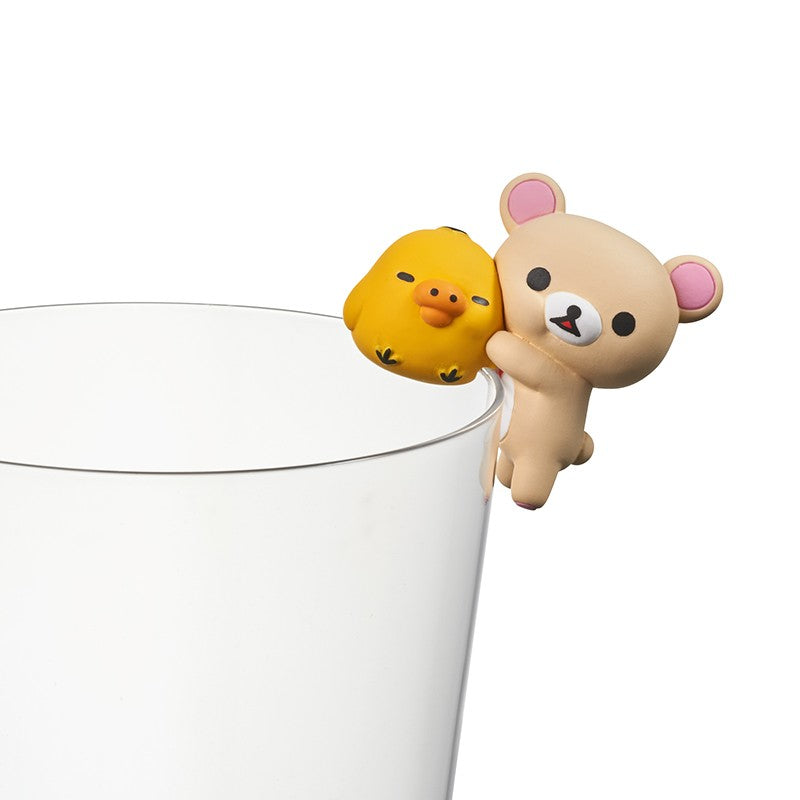 San-X Rilakkuma Kitan Club Putitto Glass Hanger Mini-Figure
