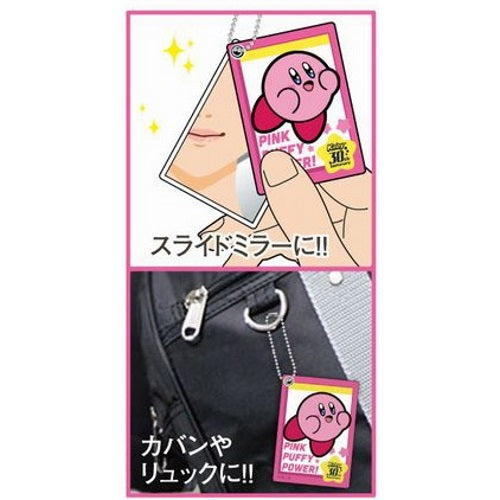 Kirby Pink Puffy Power 30th Anniversary Slide Mirror Hasepro 3-Inch Collectible