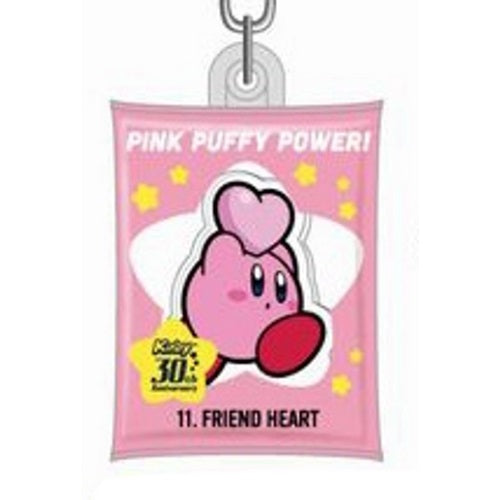 Kirby Pink Puffy Power 30th Anniversary Hasepro 2-Inch Puffy Key Chain