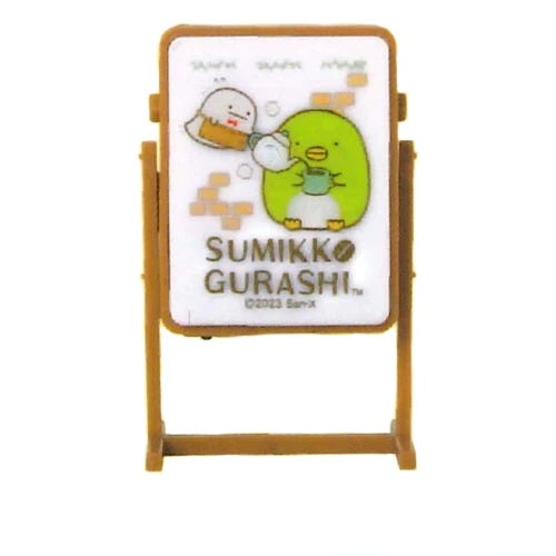 San-x Rilakkuma Cafe Light Up Signboard IP4 2-Inch Collectible Toy