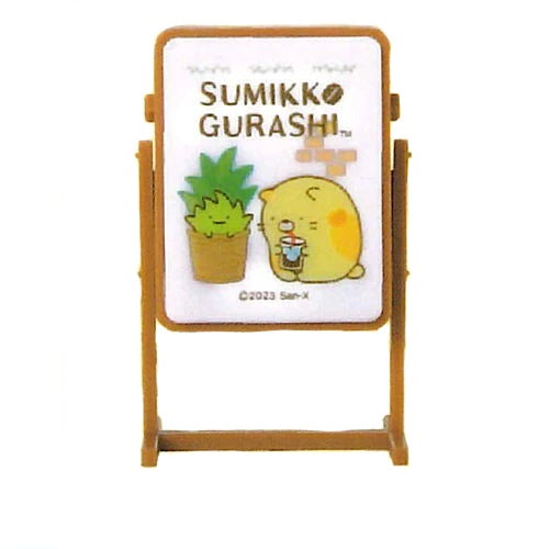 San-x Rilakkuma Cafe Light Up Signboard IP4 2-Inch Collectible Toy
