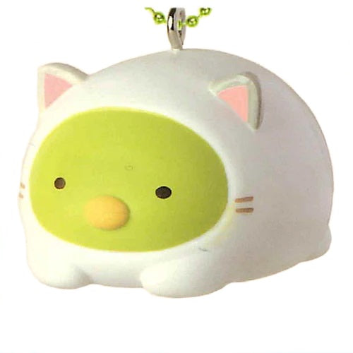 San-X Sumikko Gurashi Dressed As Cat Mascot Nekoninarikiri IP4 2-Inch Key Chain