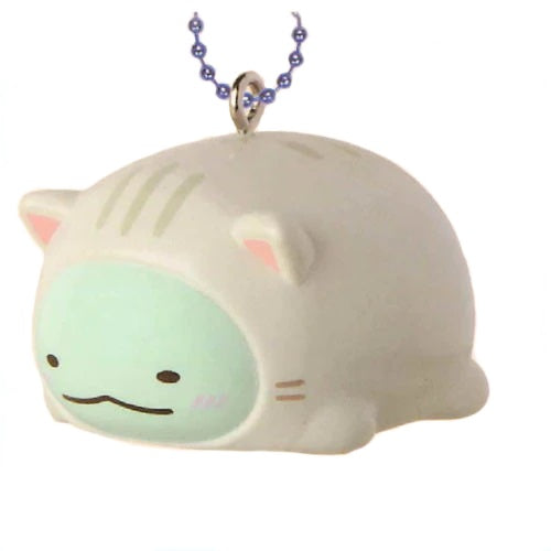 San-X Sumikko Gurashi Dressed As Cat Mascot Nekoninarikiri IP4 2-Inch Key Chain