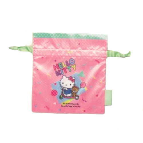 Sanrio Characters Silk Drawstring Pouch IP4 6.5-Inch Collectible