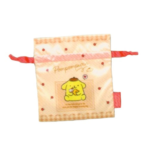 Sanrio Characters Silk Drawstring Pouch IP4 6.5-Inch Collectible