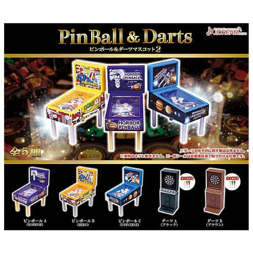 Arcade Pinball And Darts J Dream 2.5-Inch Miniature Doll Furniture