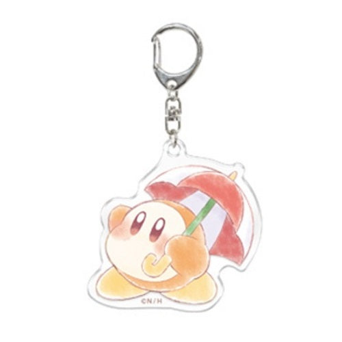 Kirby Acrylic Trading Key Chain Kamiojapan 1.5-Inch Key Ring