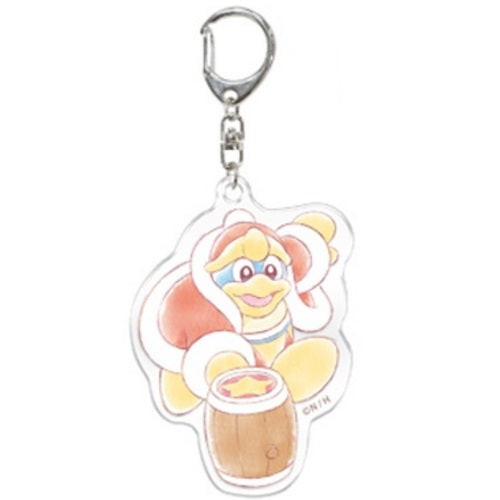 Kirby Acrylic Trading Key Chain Kamiojapan 1.5-Inch Key Ring