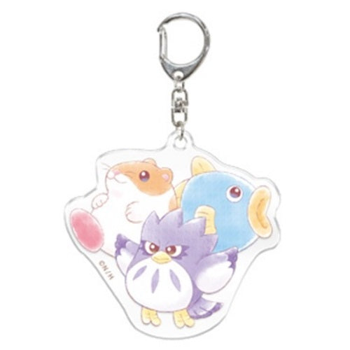 Kirby Acrylic Trading Key Chain Kamiojapan 1.5-Inch Key Ring