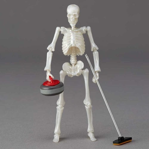 MiniQ Dokuro-Man Winter Sports Ver. Skeleton Kaiyodo 3-Inch Mini-Figure