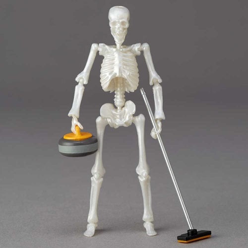 MiniQ Dokuro-Man Winter Sports Ver. Skeleton Kaiyodo 3-Inch Mini-Figure