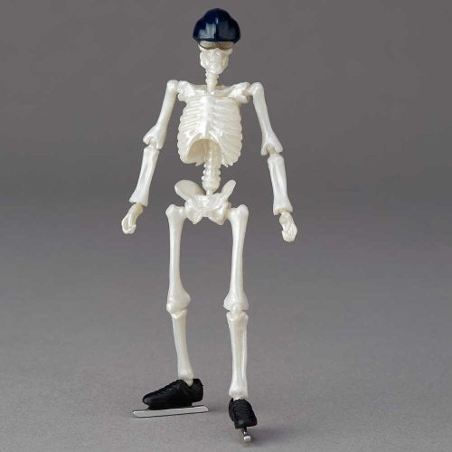 MiniQ Dokuro-Man Winter Sports Ver. Skeleton Kaiyodo 3-Inch Mini-Figure