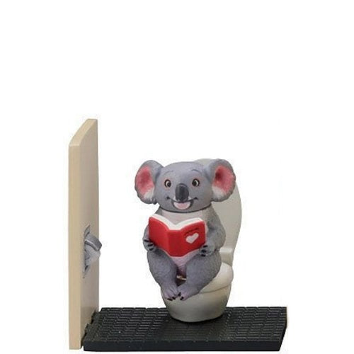 MiniQ Sato Kunio's Animal Bathroom Break Kaiyodo Mini-Figure