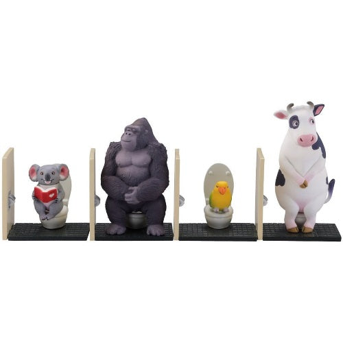 MiniQ Sato Kunio's Animal Bathroom Break Kaiyodo Mini-Figure