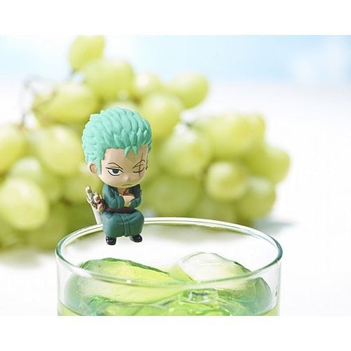 One Piece Ochatomo Tea Time Pirates Megahouse Glass Hanger 1-Inch Mini-Figure