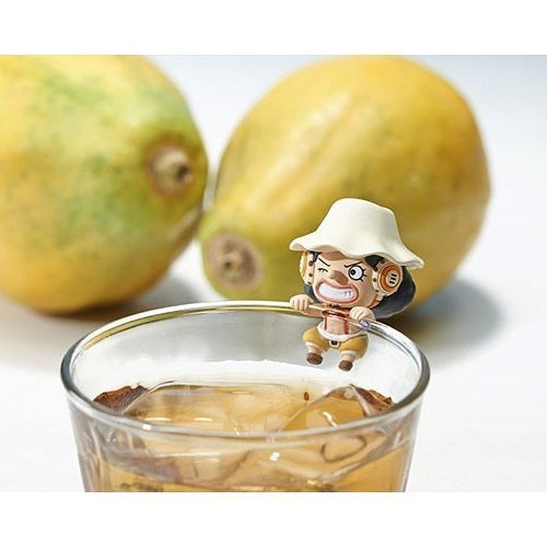 One Piece Ochatomo Tea Time Pirates Megahouse Glass Hanger 1-Inch Mini-Figure