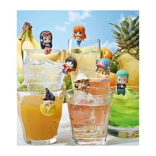 One Piece Ochatomo Tea Time Pirates Megahouse Glass Hanger 1-Inch Mini-Figure