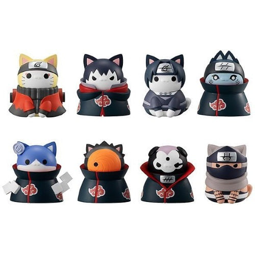Naruto Shippuden Nyaruto Akatsuki Confrontation Megahouse 1-Inch Mini-Figure
