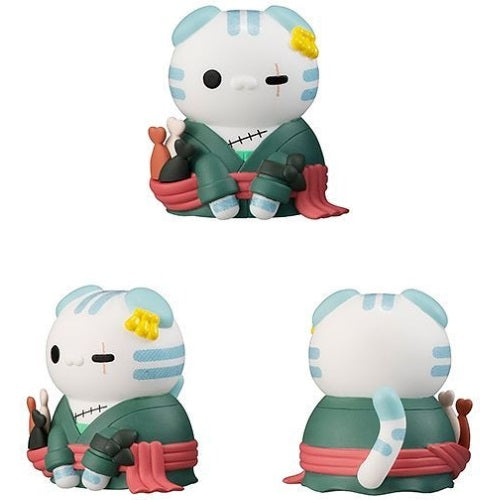 One Piece Nyanpiece Pirate King Mega Cat Megahouse 1-Inch Mini-Figure
